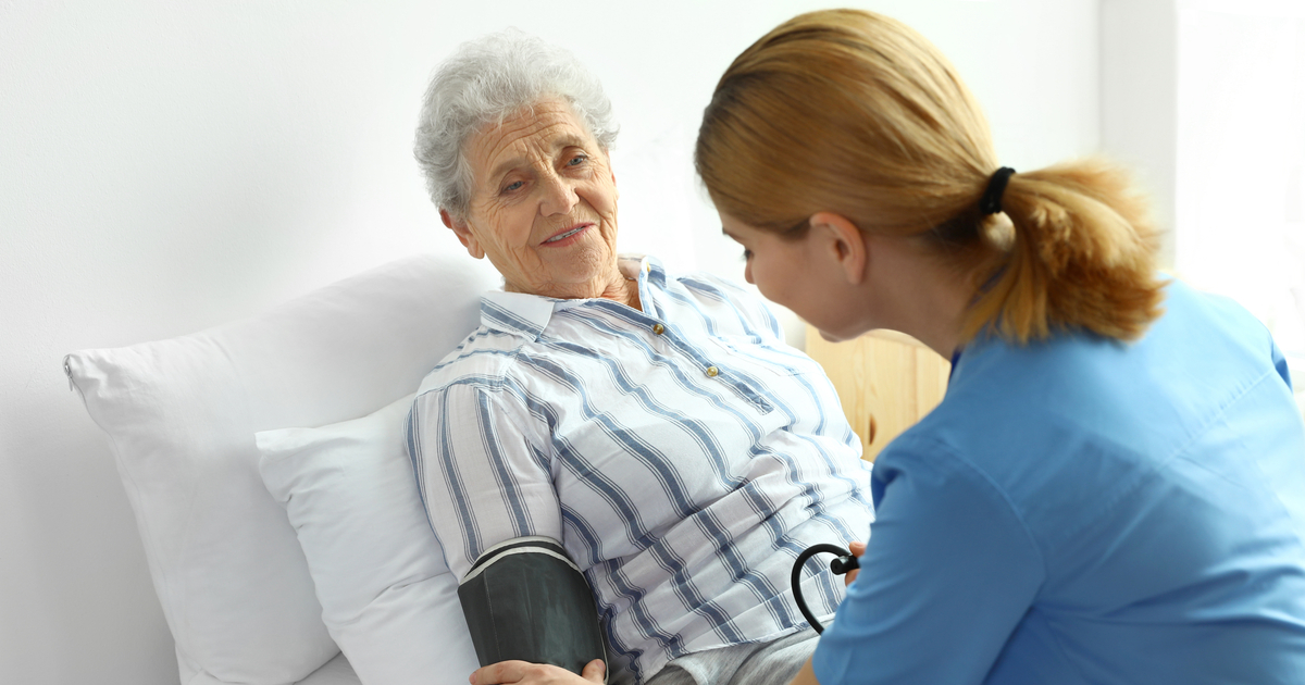 Bed-Bound Senior Woman