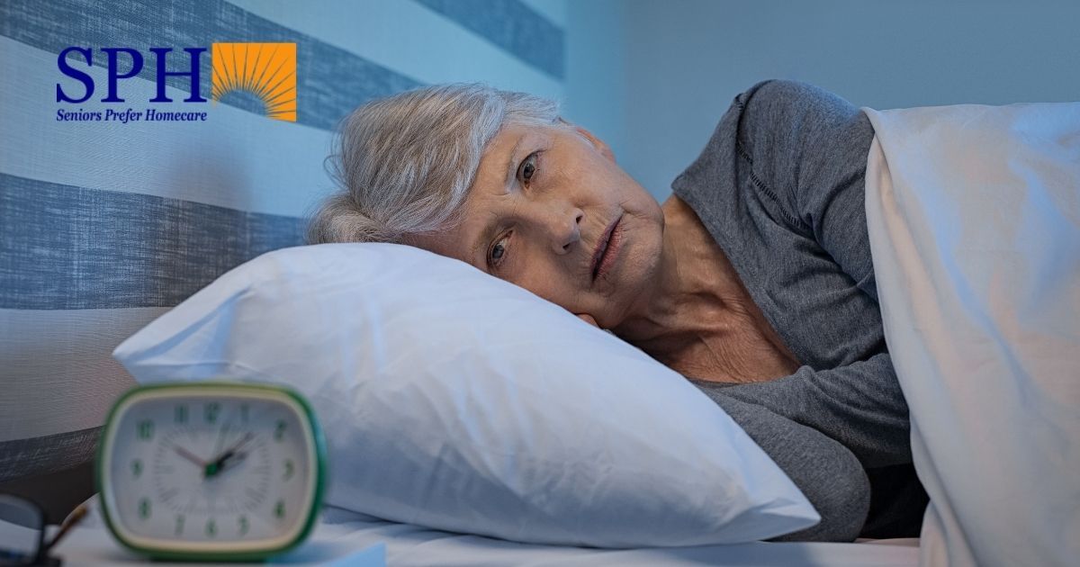 A lack of sleep can seriously affect seniors.