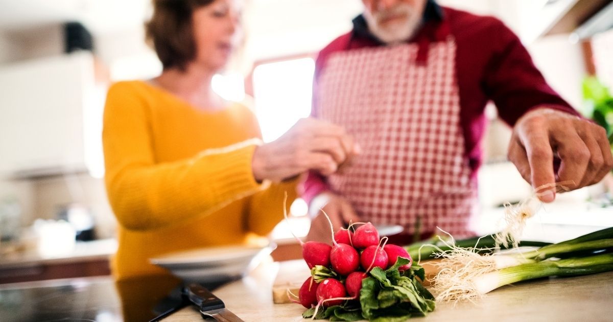 A well-balanced diet can be enjoyable for seniors.