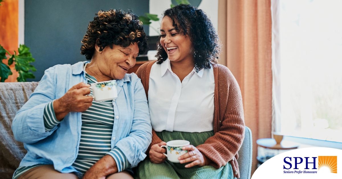 A family caregiver enjoys the benefits of respite care.