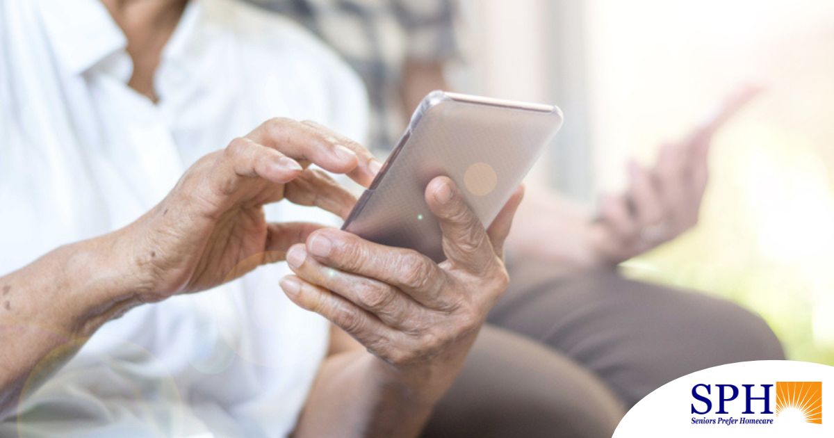 Home care assistance technology in use.