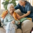 An aide provides home health care support for chronic conditions