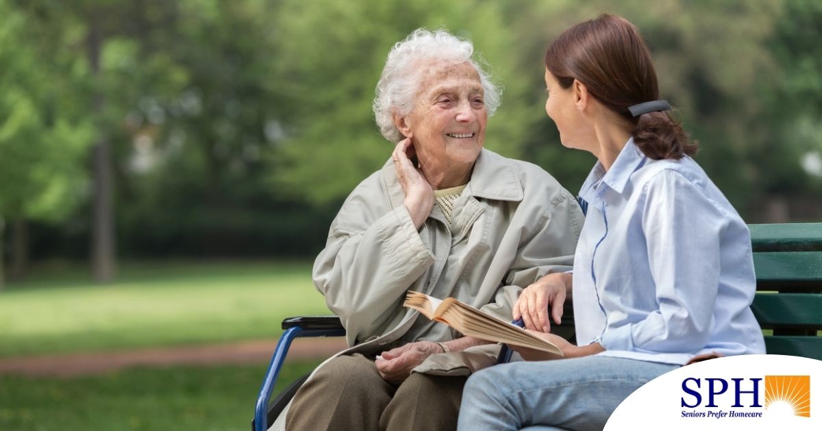 A companion caregiver fights depression in seniors through home care