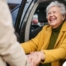 A loved one benefits from senior transportation services.